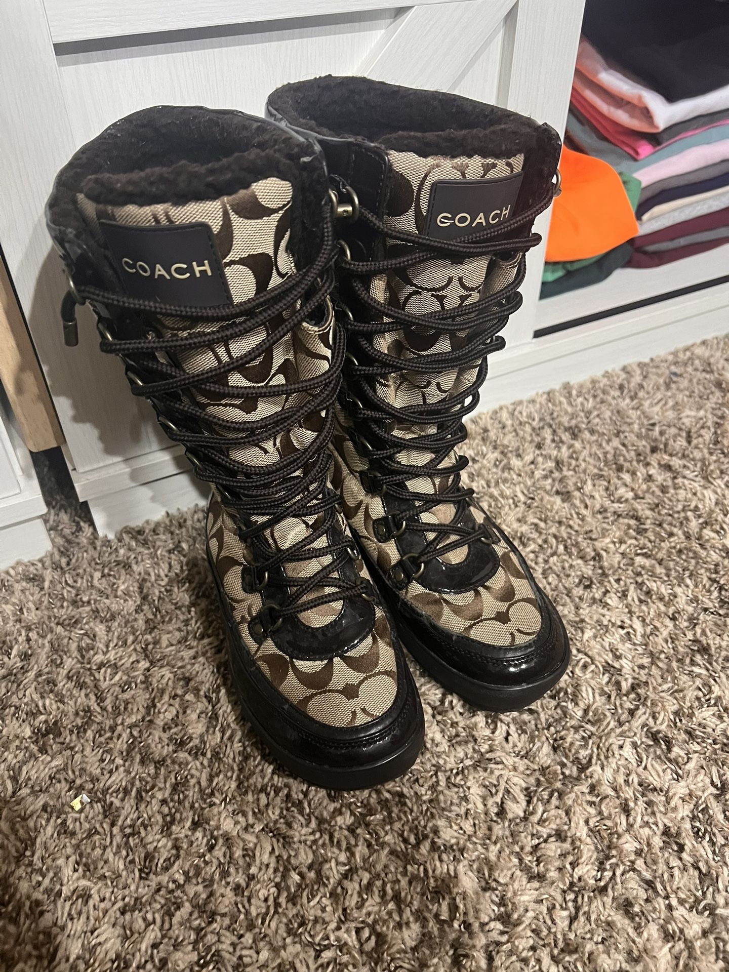 Authentic Coach Winter Boots
