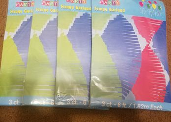 Assorted party supplies