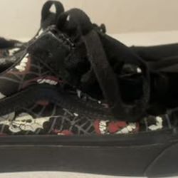 Vans Old Skool Glow Frights Shoes Men's  Size 5 Women’s 6.5 Emo Gothic