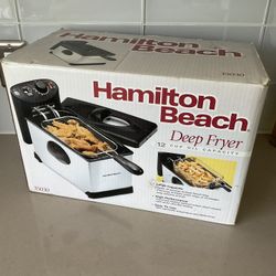 New Hamilton Beach Deep Fryer