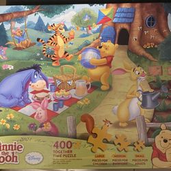 Disney Winnie The Pooh 400 Family Puzzle Complete 