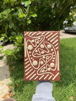 Textured Painting Aztec Style