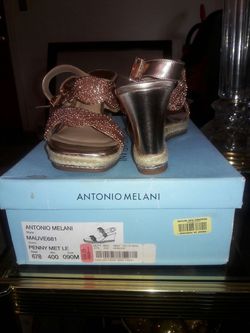 Pretty ROSE GOLD Colored Wedges