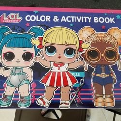 LOL Surprise Coloring Book And Activity Book Set With Lap Cushion/Clipboard