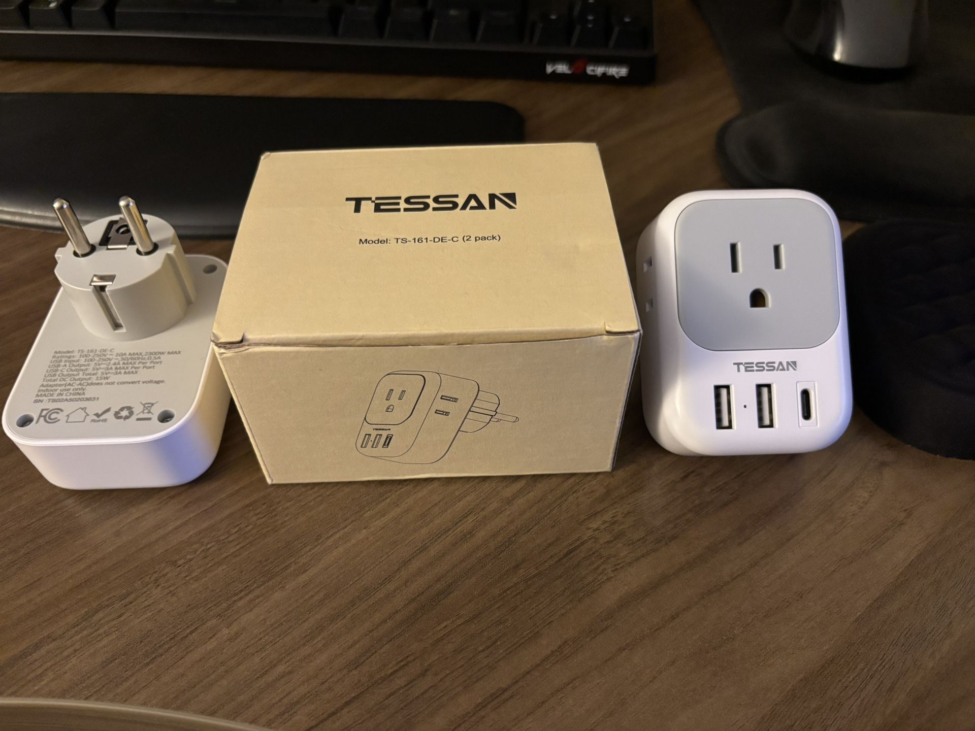 Plug Adapter Type E & F - France, Germany, Korea
