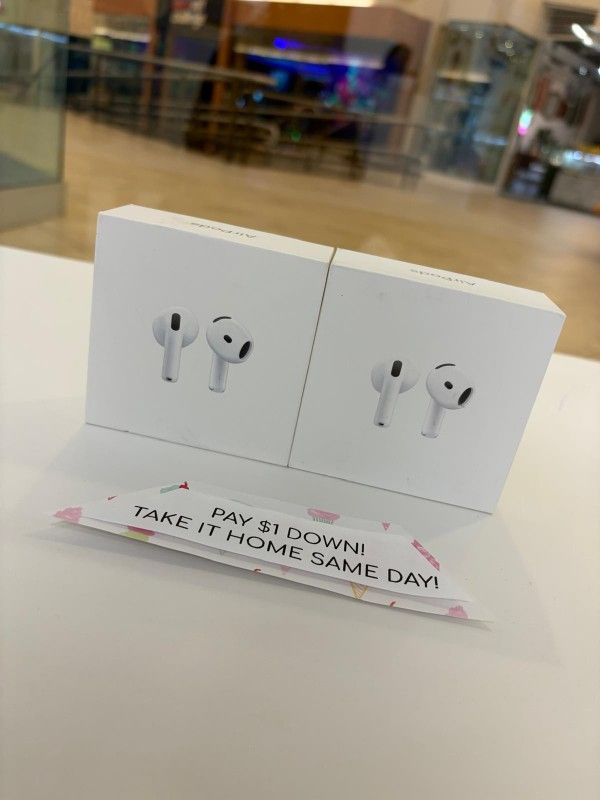 Apple Airpods 4 Brand New Headphones - Pay $1 today and the rest later!!