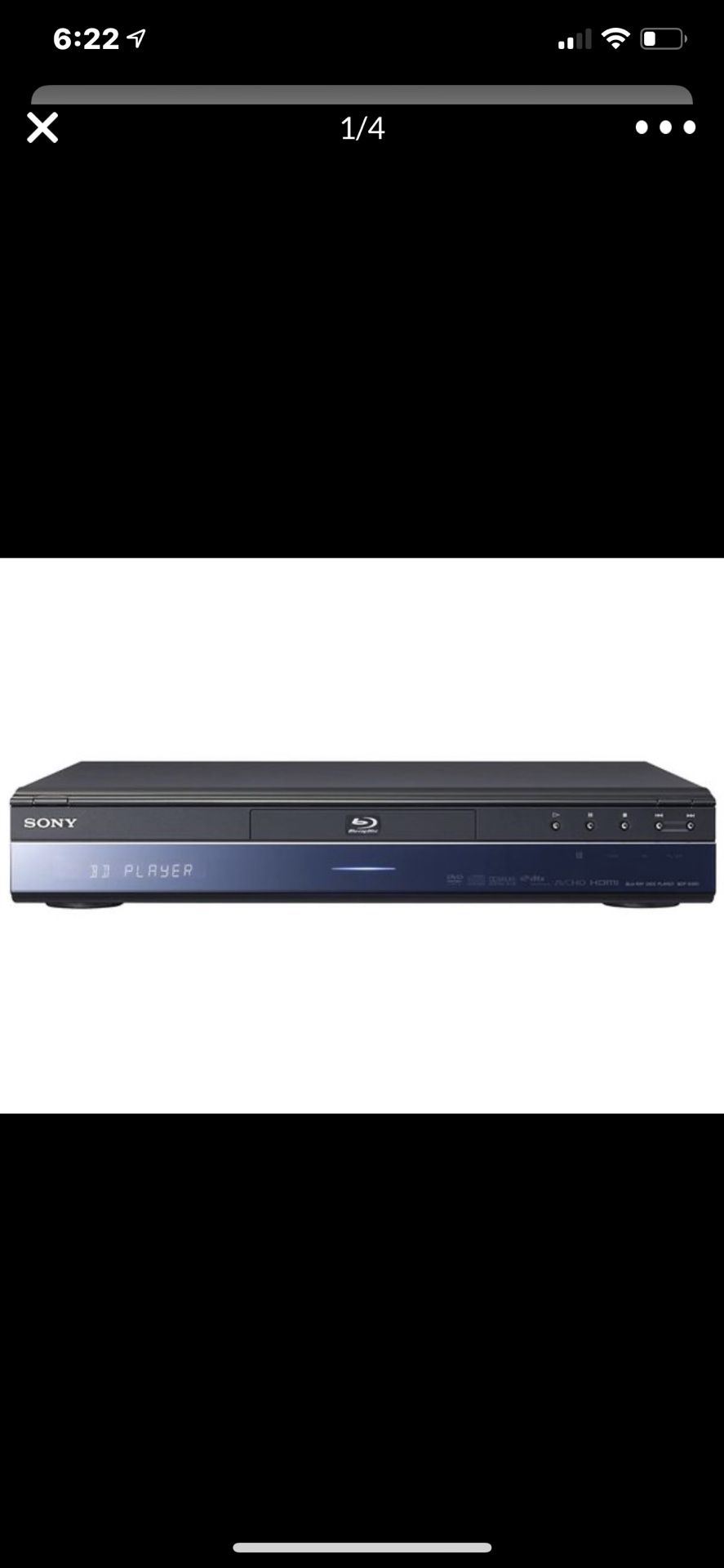 Sony - BEST Blue Ray DVD Disc Player Like New