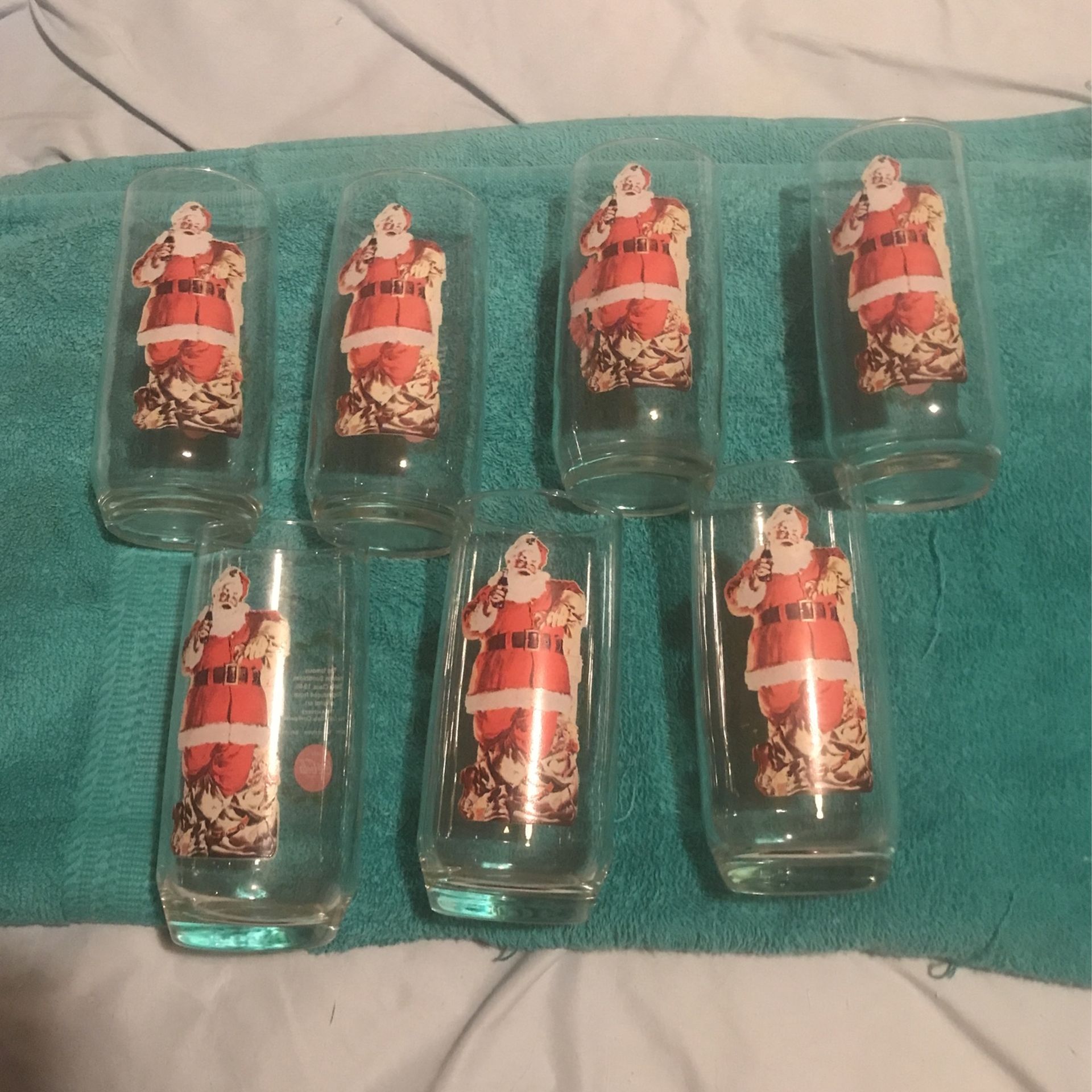 Coke Cola Glasses 7 Count Series 2