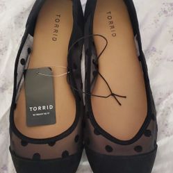 Torrid Black Slip Ons