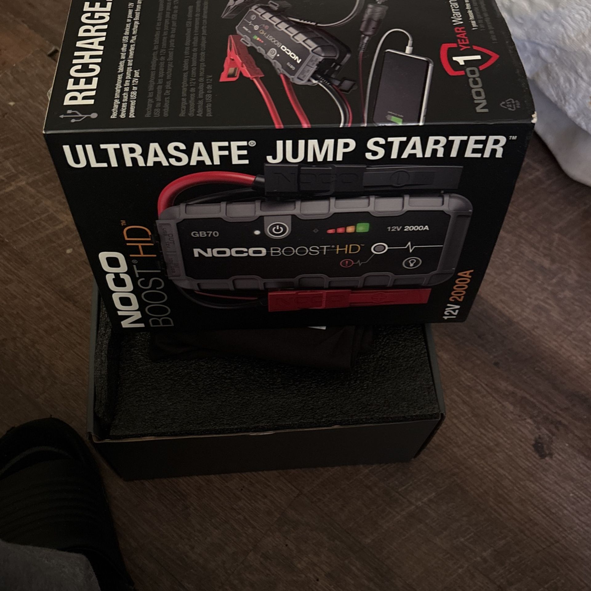 Ultra Safe Nico Boost Charger 12v 2000A New