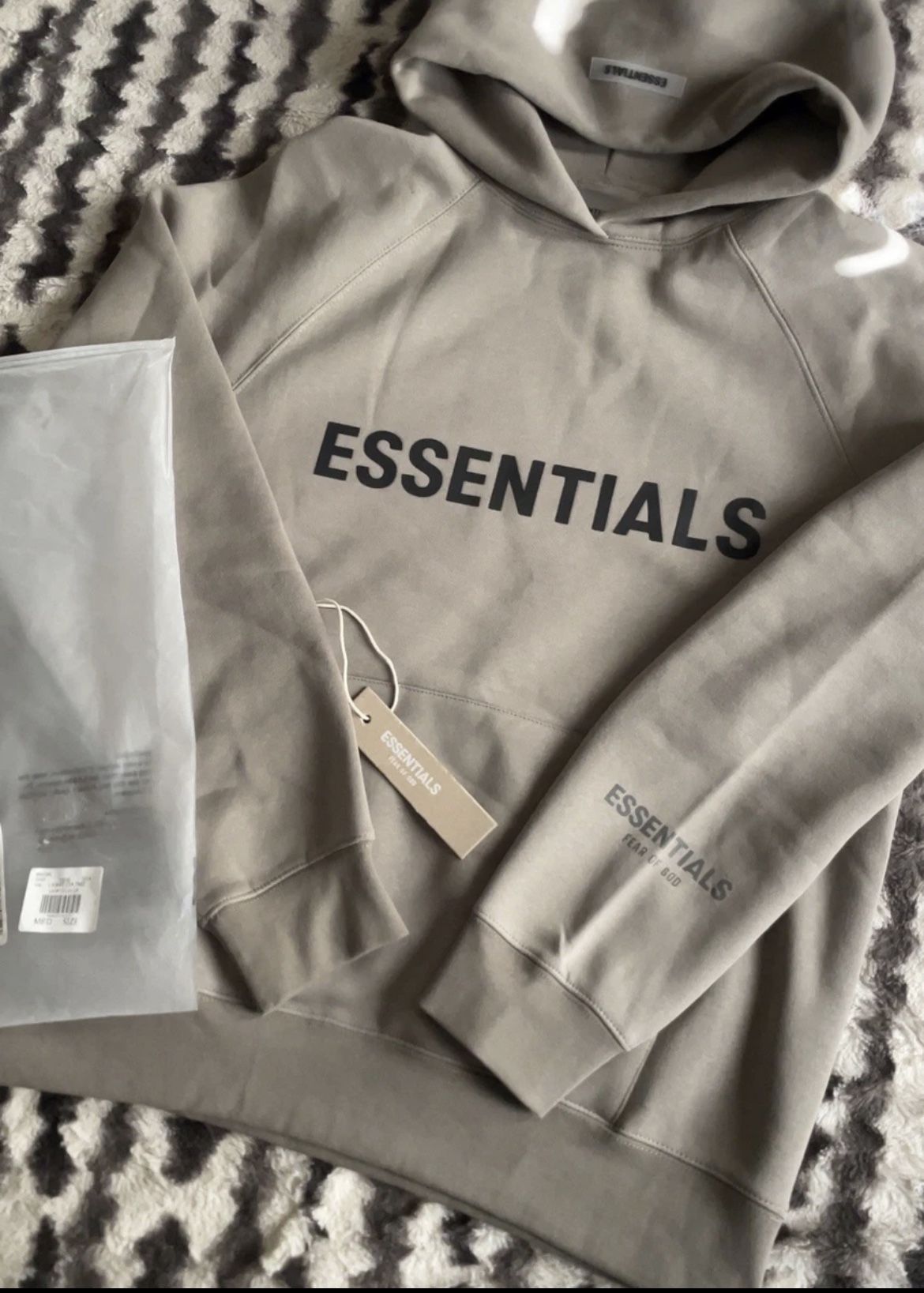 Fear of God Essentials Hoodie 'Taupe'