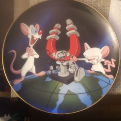 Animaniacs Pinky & The brain Collectors plate