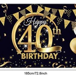 Banner 40 Birthday 