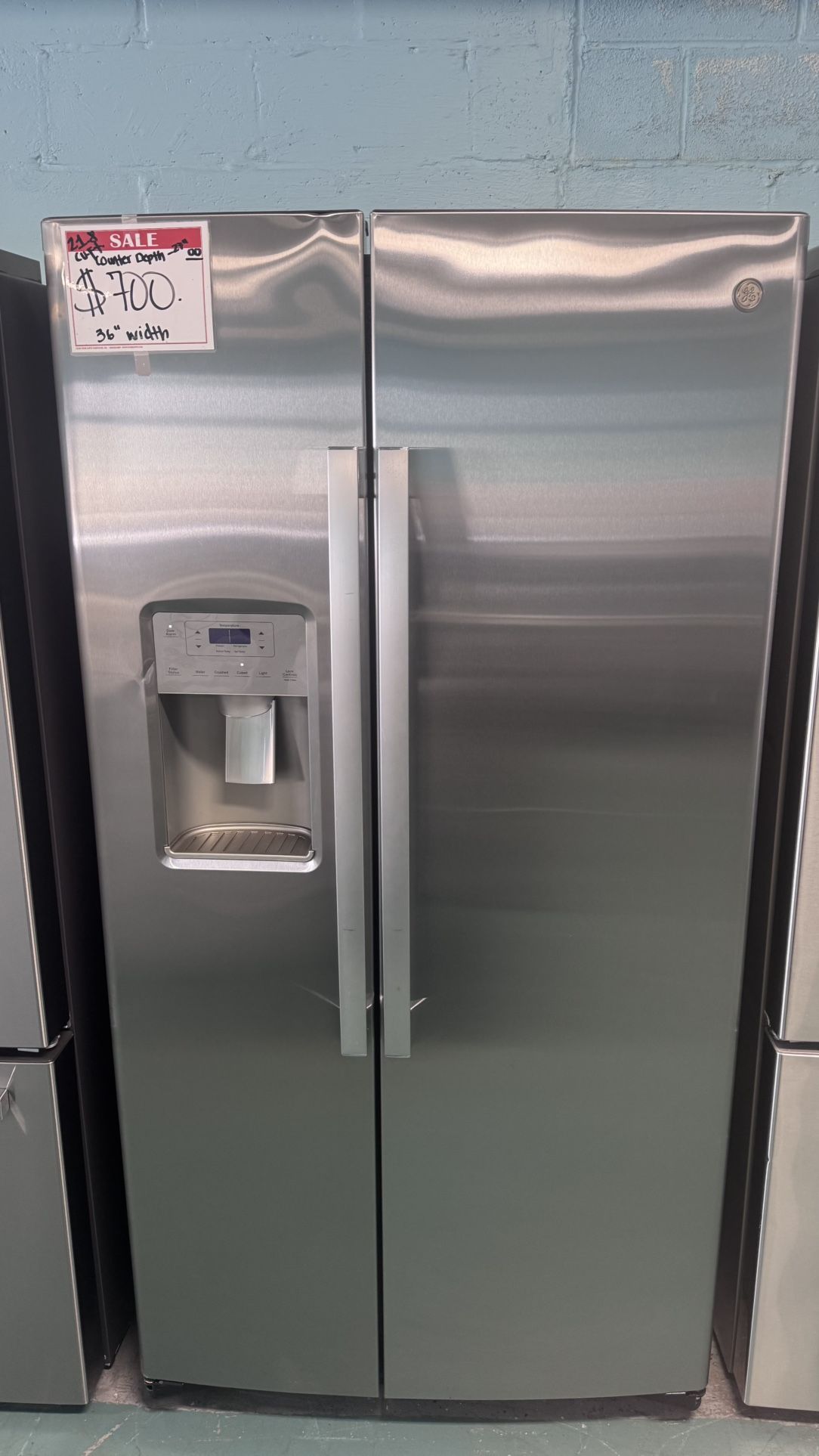 GE 36” Stainless Steel French Door Fridge 20% Off
