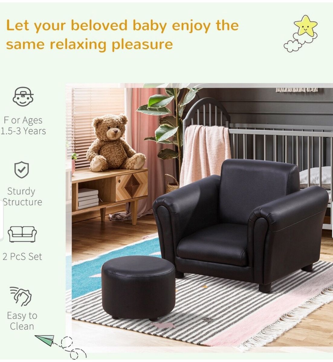 Leather Toddler Chairs