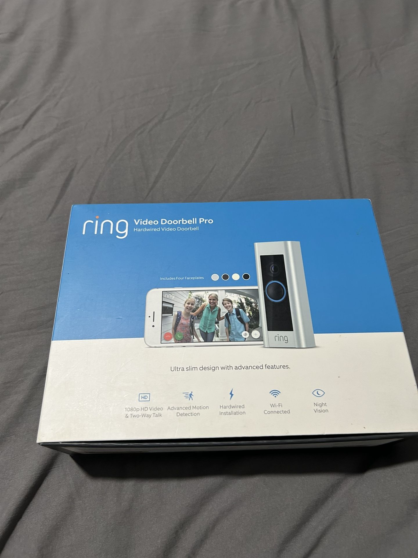 Ring - Wired Doorbell Pro Smart WiFi Video Doorbell