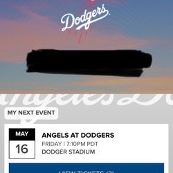 Dodgers Tickets Friday 05/16