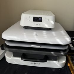 HTVRONT Auto Heat Press machine.