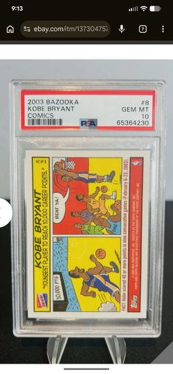2003 Bazooka Comics #8 Kobe Bryant PSA 10