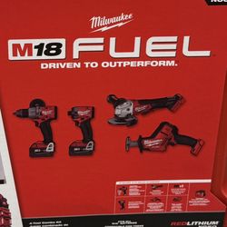 M18 Fuel Drill Impact Hackzall Grinder Packout Milwaukee Kit