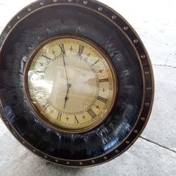 Unique Vintage Circa 1960 Concaved Face Clock 