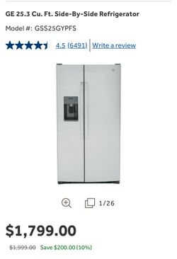 GE French door refrigerator