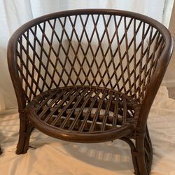 Brown Vintage Outside/inside Set Of chairs