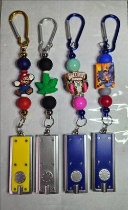 Flashlight keychain