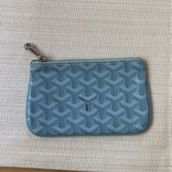 New Goyard - Limited edition Sénat mini Wallet (baby blue) for Sale
