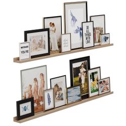 Floating Shelves For Pictures 60”