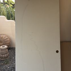 36” solid core slab door