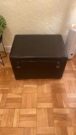 Faux Leather Bench Seat/ Trunk/ Ottoman