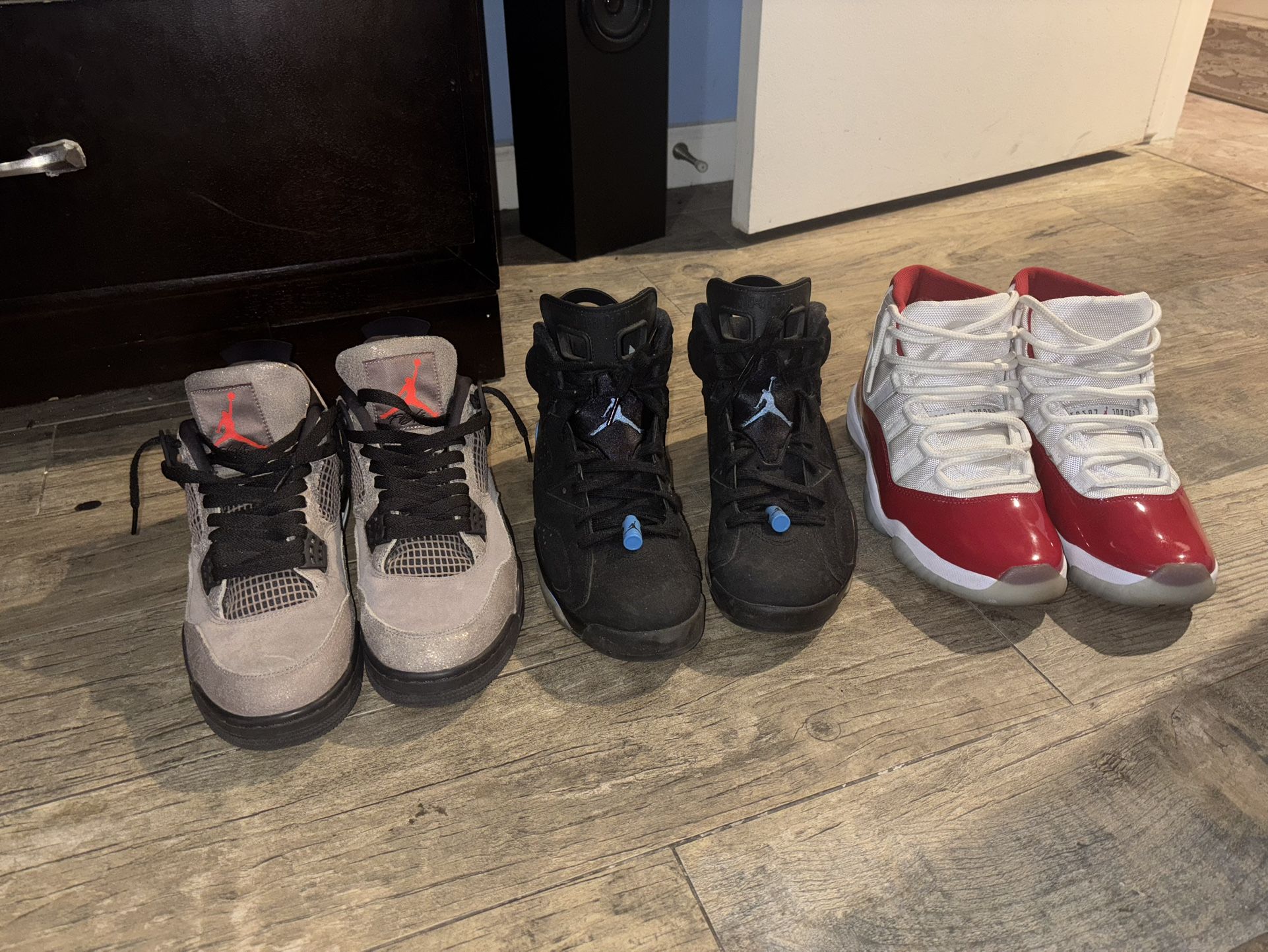 Jordan 4s,6s,11s