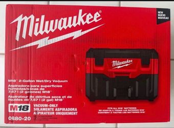 Milwaukee M18 18-Volt 2 Gal. Lithium-Ion Cordless Wet/Dry Vacuum (Vacuum-Only) $75 BRAND NEW VERY FIRM PRICE THANKS