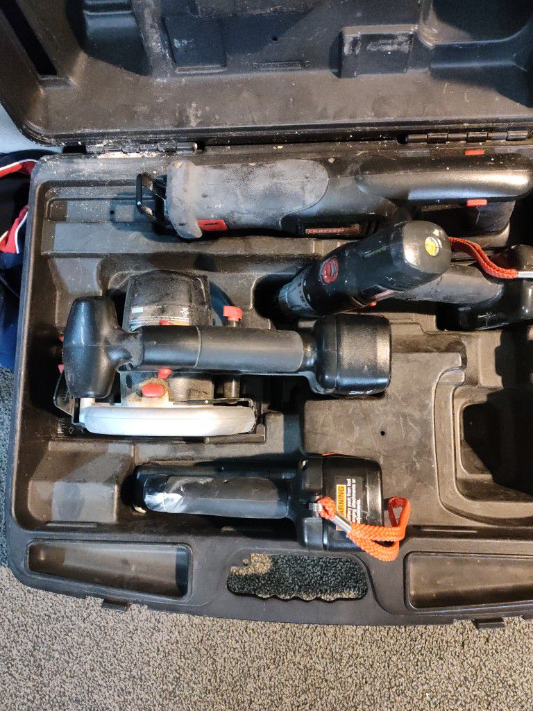 Tools Set With Batteries 