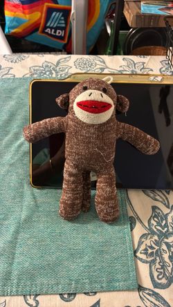 Plush toy. A cute and adorable little monkey. Very comfortable for your pet.