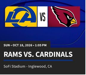 NFL Rams vs. Cardinals Ticket – Oct 18, 2026