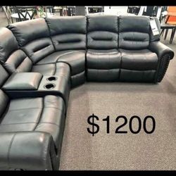 New Recliner Sectional Couch / free Delivery
