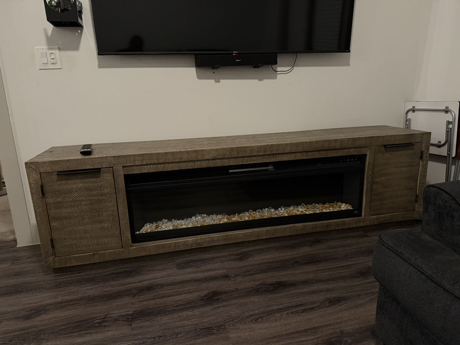 Fireplace space heater