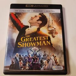 $ 8 4K / BLURAY  COMBO MOVIE. THE GREATEST SHOWMAN. 4K/BLU RAY ONLY. NO DIGITAL. $8. OR TRADE FOR A MOVIE TITLE I DO NOT ALREADY OWN.