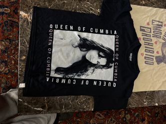 Selena Tee Bundle – Queen of Cumbia (L) + Amor Prohibido (S)