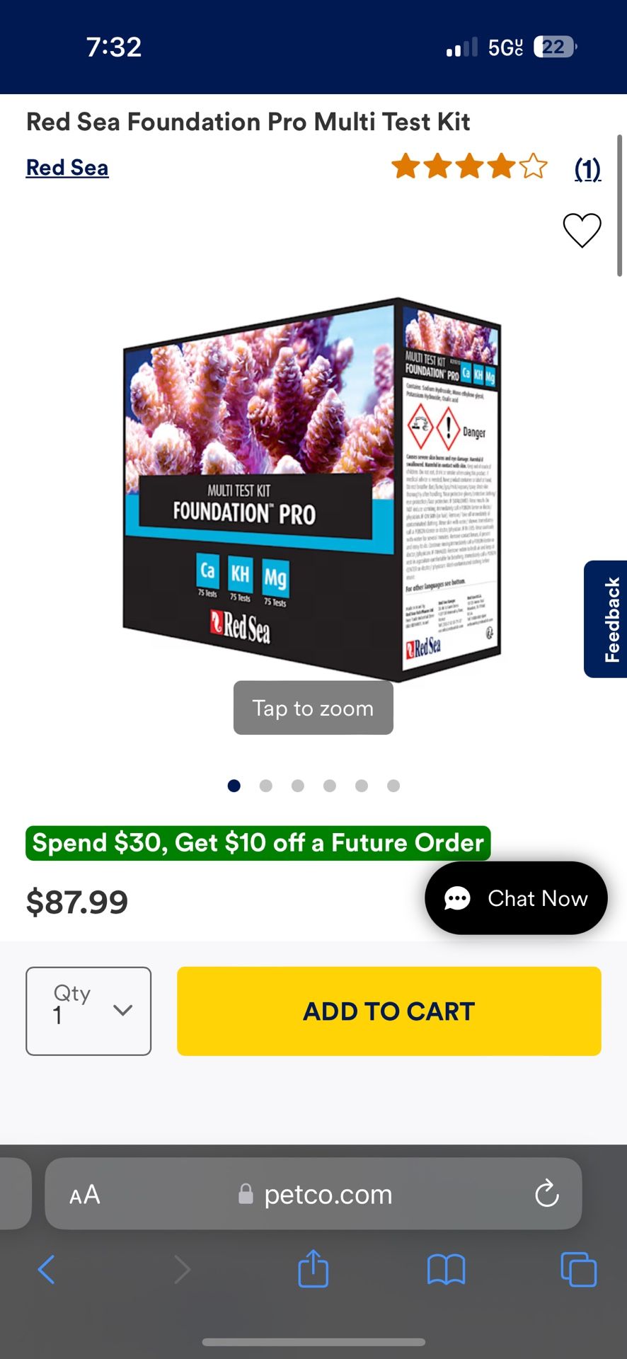Red Sea Test Kit For Coral Reeftank