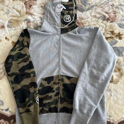 BAPE Gray Hoodie 