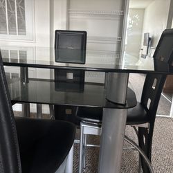 Gently Used -Double Glass Table