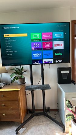 58” smart tv and stand