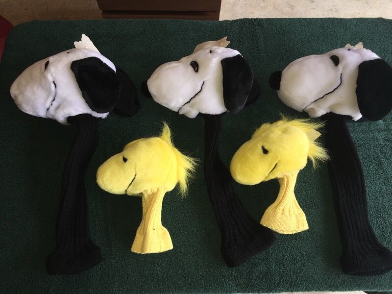 Snoopy & Woodstock golf club head covers