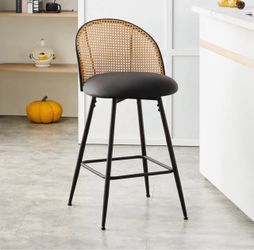 Mid Century Modern Bar Stools Brand New Set of 2