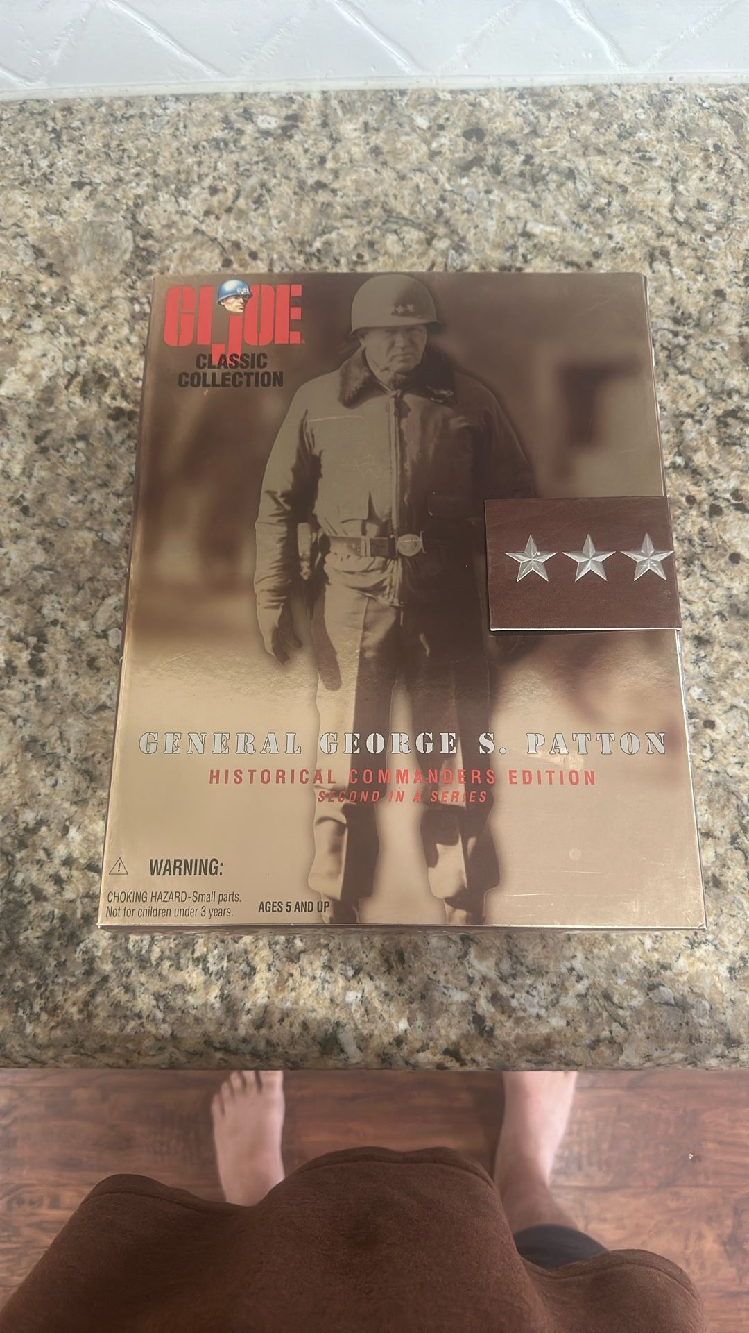 G.I. Joe Classic Collection, General George S Patton, Doll New In Box