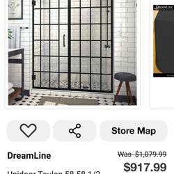 Puerta Para 🚿 Shower 58x 72 Alto 