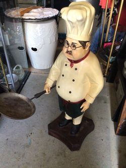 Chef statue